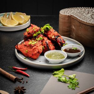 Tandoori chicken scaled at Indian Restaurant Brisbane Authentic Indian Food Healthy Indian Cuisine Indian Food