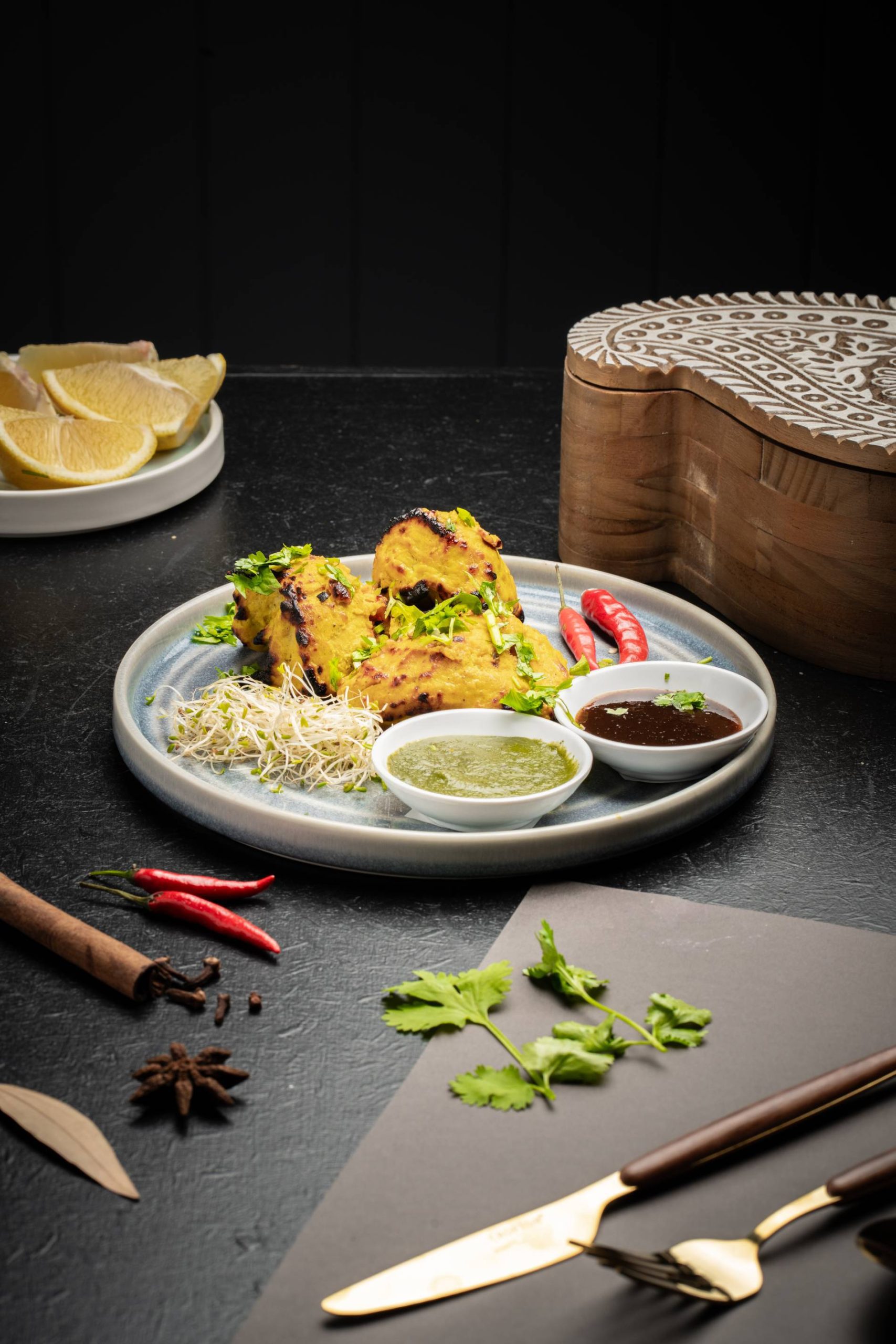 Chicken Tikka dish at Indian Restaurant Brisbane Authentic Indian Food Healthy Indian Cuisine Indian Food